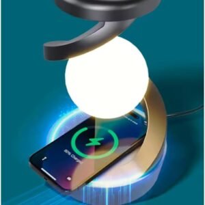 LAMPE,VEILLEUSE ROTATIVE (Veilleuse flottant en lévitation, chargement sans fil pour téléphone)