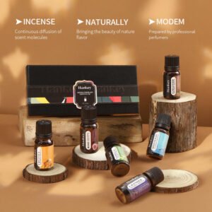 HUILE ESSENTIELLE POUR HUMIDIFICATEUR DIFFUSEUR (pack de 6)